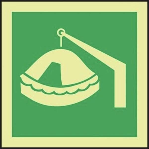 Accuform Glow Plastic, 15 in x 11 in, Mounting Holes MLMR106GX - main